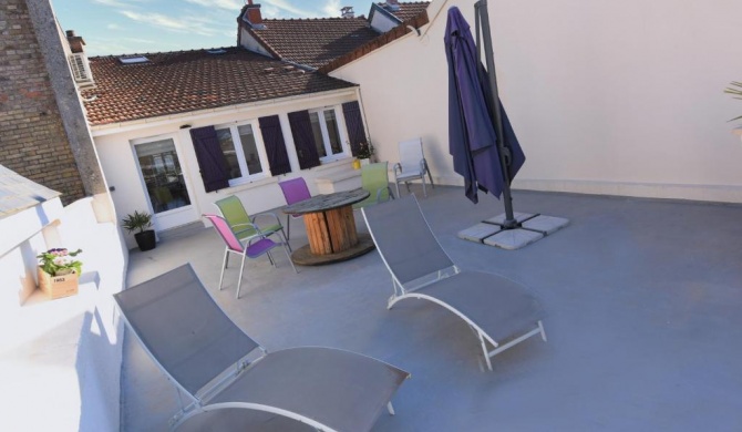 BNB EPERNAY Terrasse 86 - Terrasse privée Vue sur le Vignoble