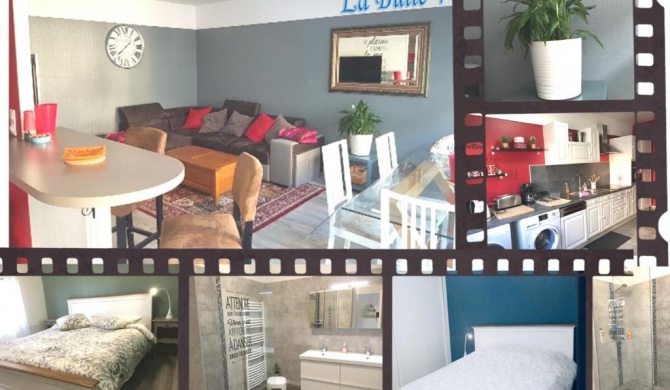 BedinReims cozy apartment parking and wifi free ideal 4 Adultes et 2 Enfants