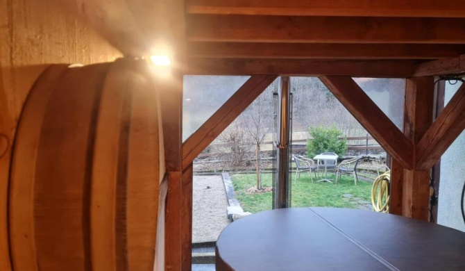 Le Chalet du Tanet spa sauna terrasse en Alsace