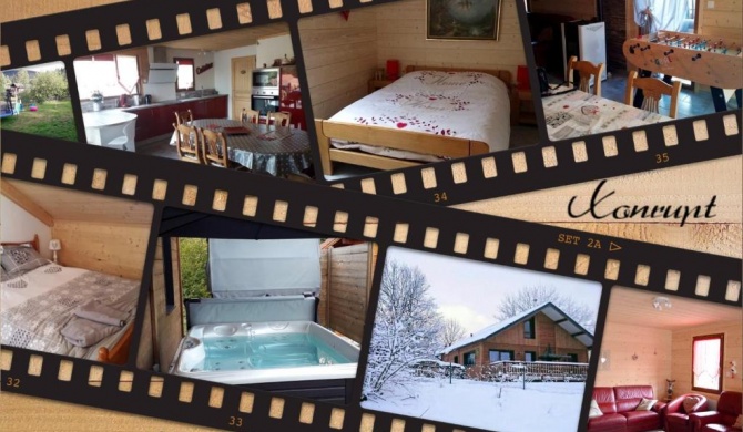 Chalet de 3 chambres avec jacuzzi jardin amenage et wifi a Xonrupt Longemer a 5 km des pistes