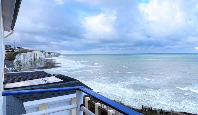 Villa de front de mer avec terrasse vue mer et jardin