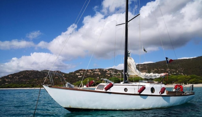 A bord d' 1 voilier dans le golfe l été